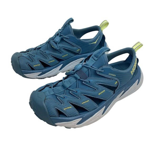 Hoka One One Hopara Womens 8.5 Blue Athletic Hiking Sandals - Picture 1 of 10